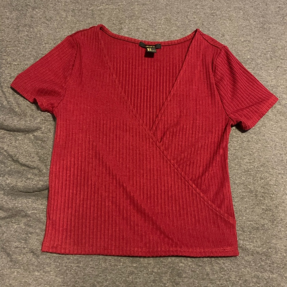 Red crop top. Never worn.